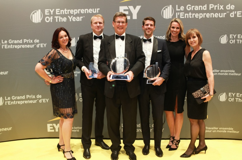 A photo of Whitewater's awards