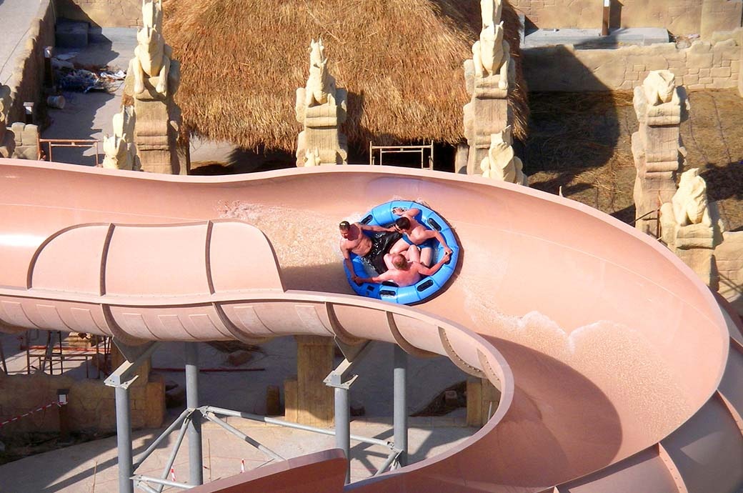 Family Raft Ride - Al Areen Lost Paradise, Bahrain