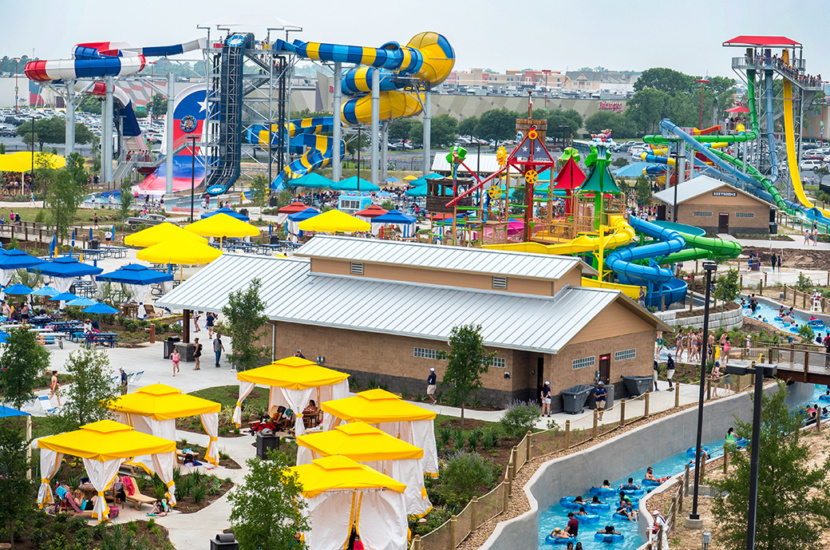 Overview of Typhoon Texas Waterpark