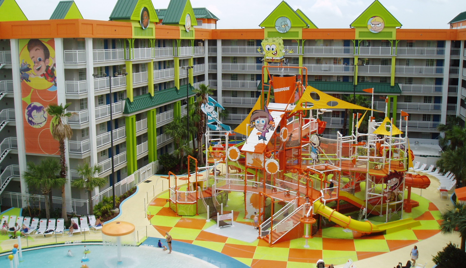 A large AquaForm in a children's cartoon theme hotel