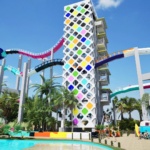 Water coaster and tower