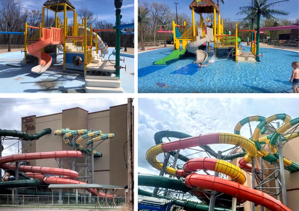 AquaPlay refurbishment and AquaLucent additions